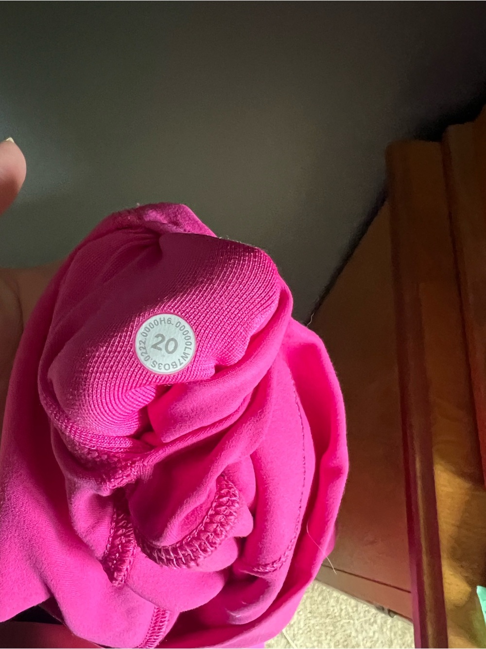 lululemon athletica Women’s High-Rise Bike Shorts — Bright Pink - Picture 4 of 4